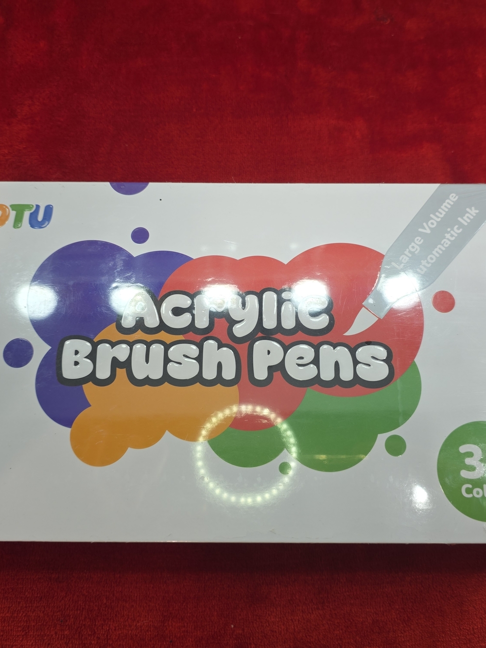 Acrylic Brush Pens - Colorful Bubble-Pack